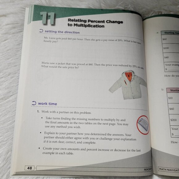 Pearson Math Navigator Percents Bundle Set - Picture 6 of 8